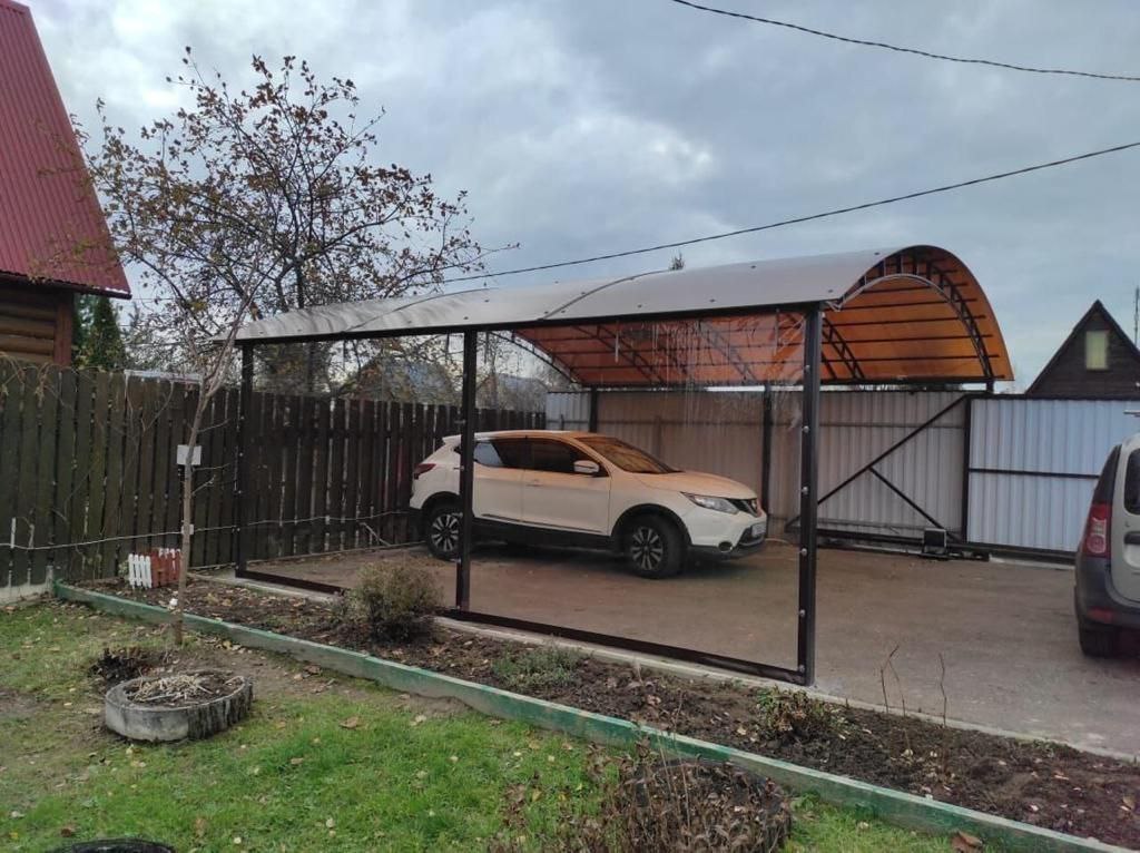 Прозрачные шторы ПВХ для навеса под автомобиль в Острогожске